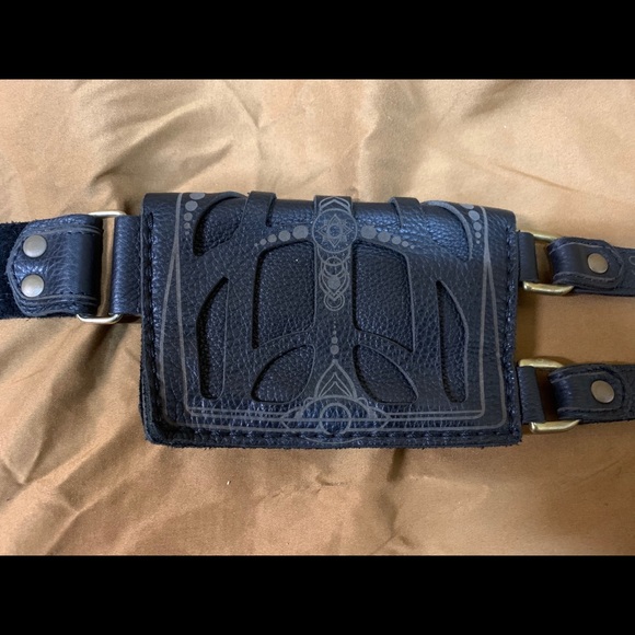Handcrafted Genuine Leather Belt w Pouches main image 5